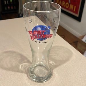 Planet Hollywood Pilsner glass